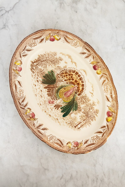 Vintage Turkey Platter