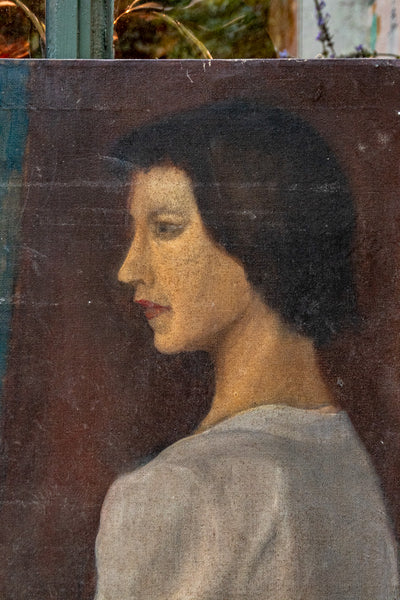 Vintage "La Femme" Painting