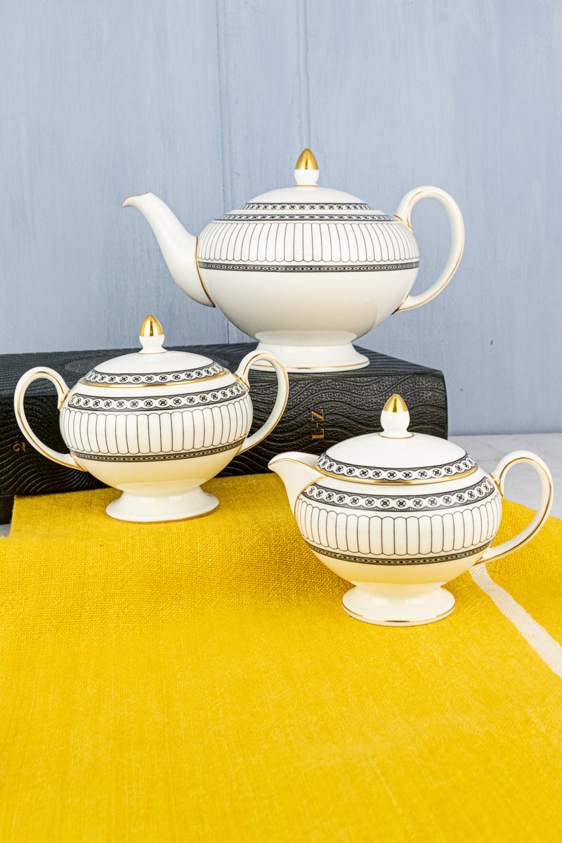 Vintage Wedgwood Colonnade 3 Piece Tea Set