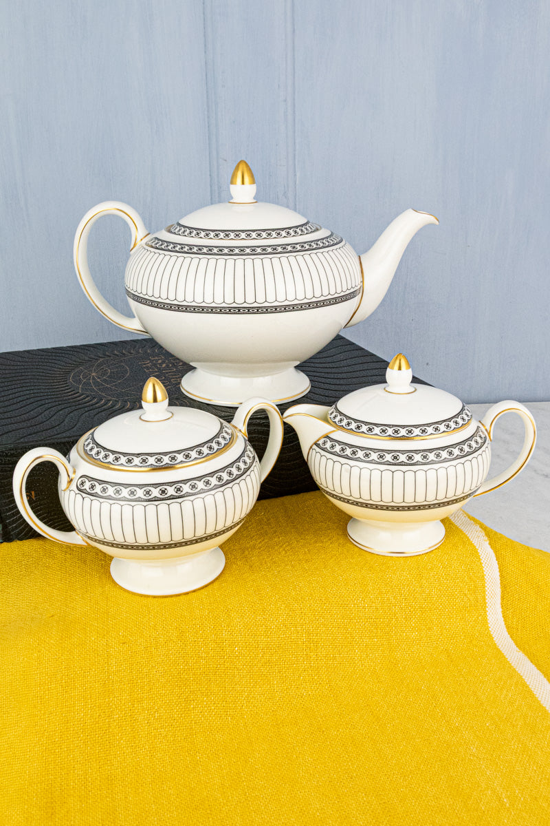 Vintage Wedgwood Colonnade 3 Piece Tea Set