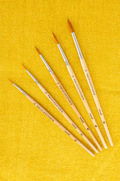 Watercolor Paint Palette & Brush Set