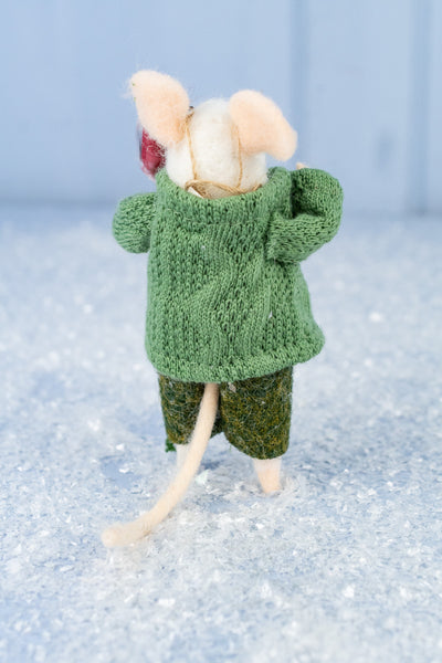 Wine Winnie Mouse Ornament