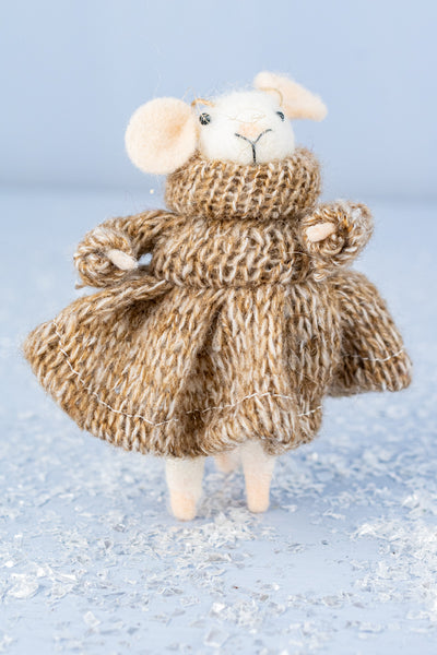 Wintertime Wanda Mouse Ornament