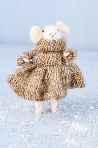 Wintertime Wanda Mouse Ornament