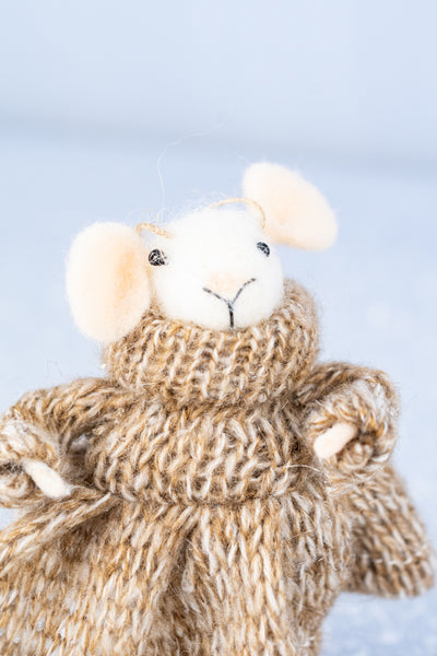 Wintertime Wanda Mouse Ornament