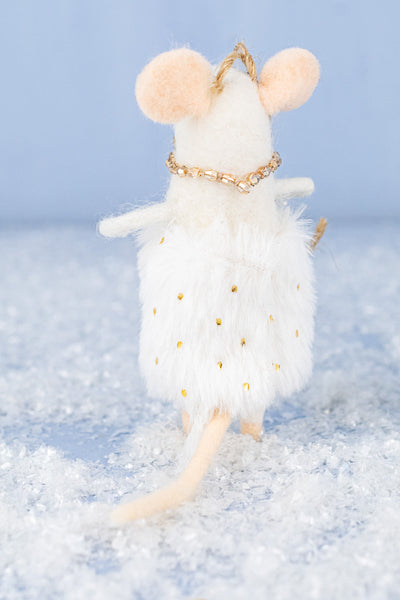 Wintry Willa & Wintertime Willoughby Mouse Ornaments