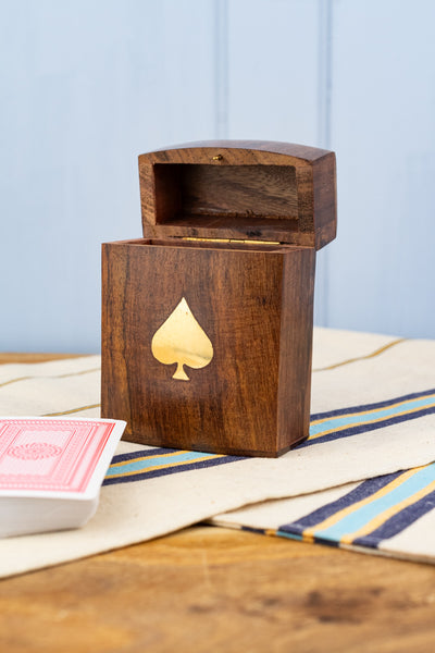 Wood Crafted Playing Card Set