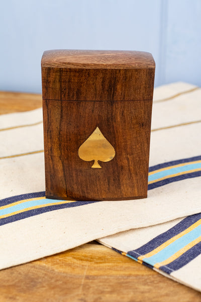 Wood Crafted Playing Card Set