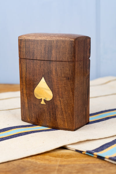 Wood Crafted Playing Card Set