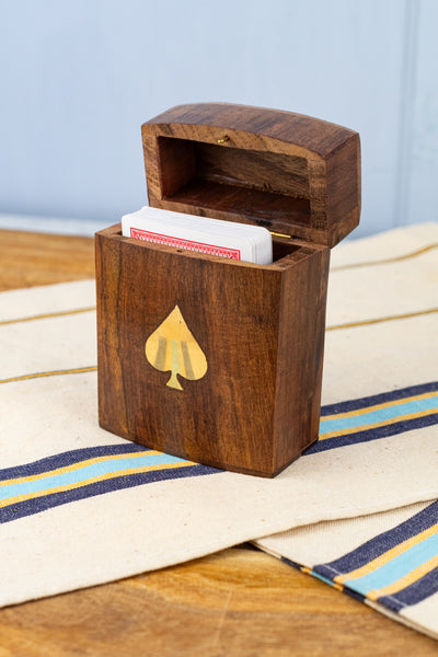 Wood Crafted Playing Card Set