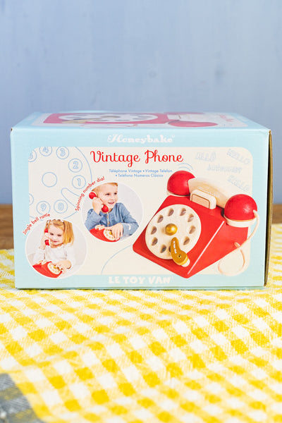 Wooden Rotary Phone Toy