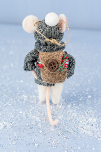 Woolens Winslow Mouse Ornament