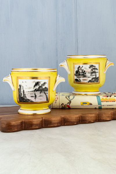 Antique French Cachepot Pair