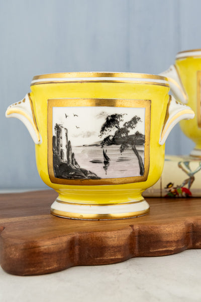Antique French Cachepot Pair