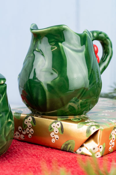 Yuletide Holly Leaf Stoneware Crockery