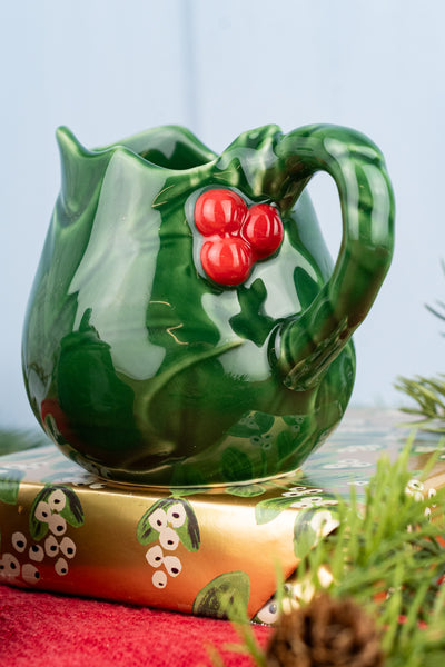 Yuletide Holly Leaf Stoneware Crockery