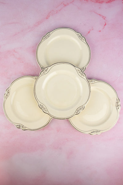 Vintage Homer Laughlin Appetizer Plates - Set of 4