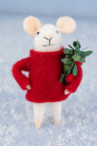 Festive Felix Mouse Ornament