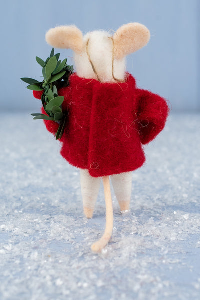 Festive Felix Mouse Ornament