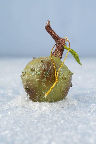 Horse Chestnut Glass Ornament