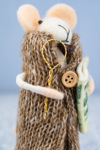 Newspaper Nelson Mouse Ornament
