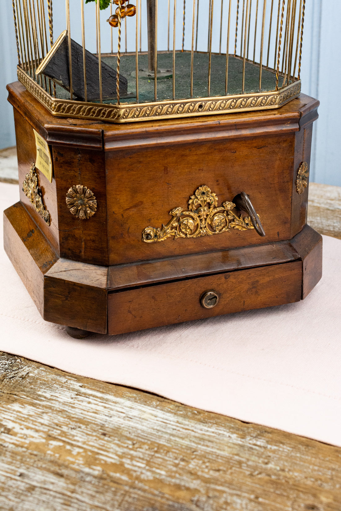 Antique French Singing Bird Automaton, image 20 of 26