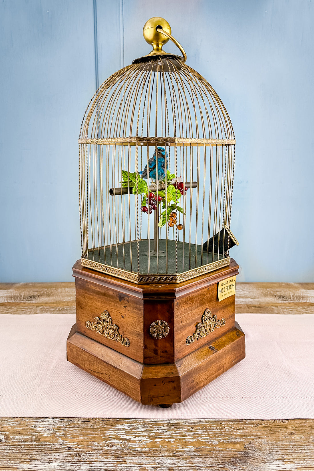 Antique French Singing Bird Automaton, image 5 of 26