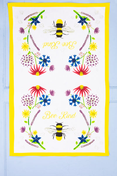 Bee Kind Tea Towel