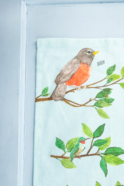 Birdsong Tea Towel