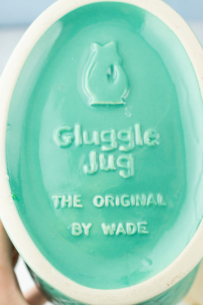 Tall Ceramic Fish Gluggle Jug