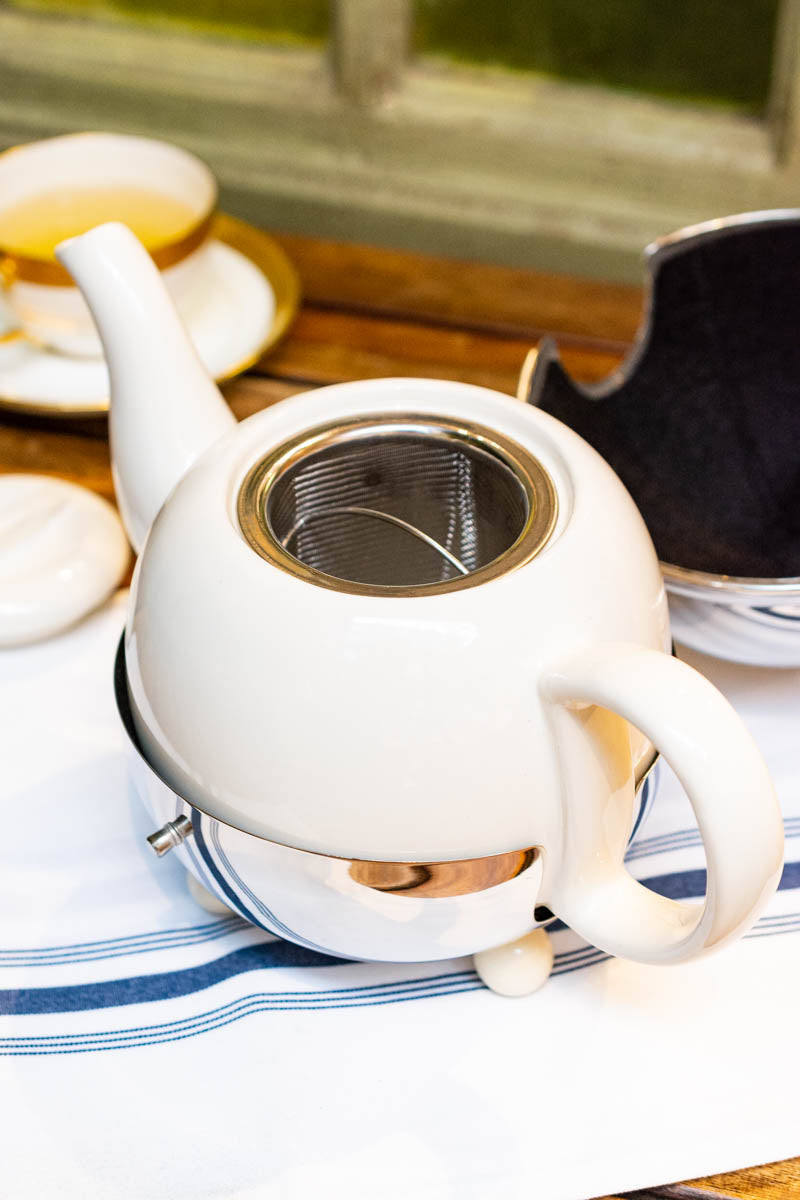Mariage Frères Art Deco Large Insulated Teapot