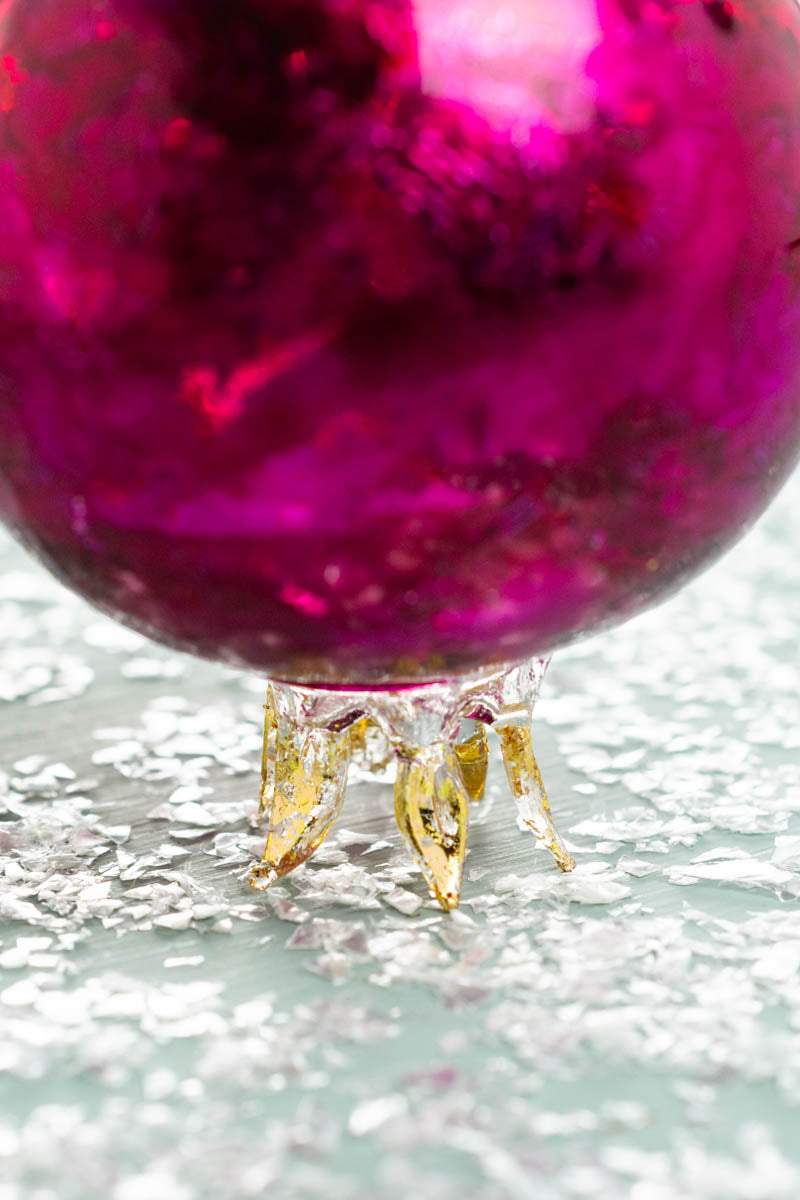 Glass Pomegranate Ornament, image 3 of 3