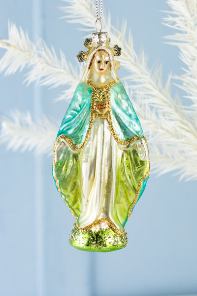 Madonna Glass Ornament