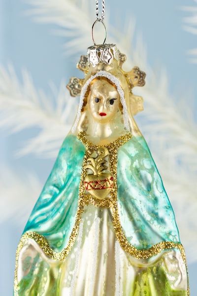 Madonna Glass Ornament