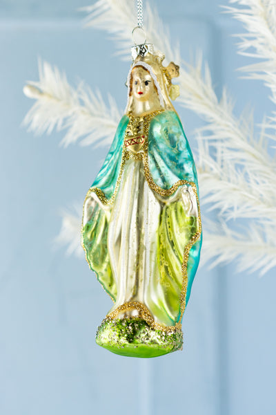 Madonna Glass Ornament