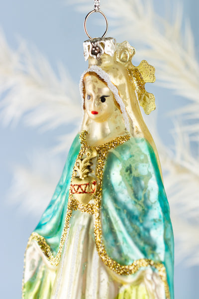 Madonna Glass Ornament