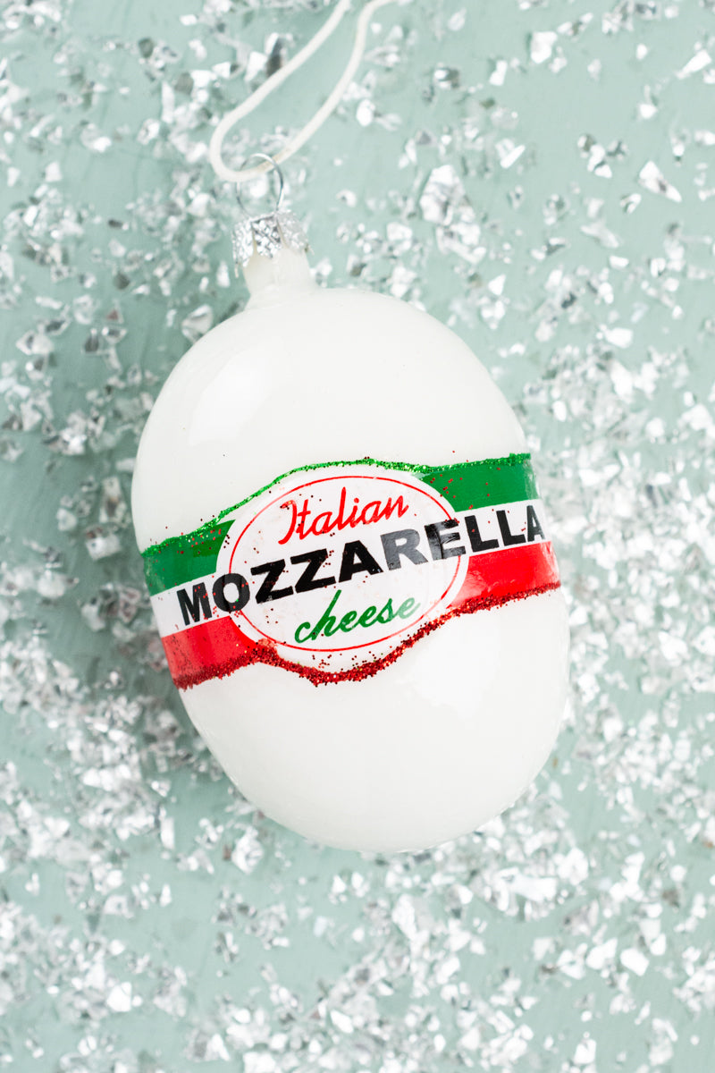 Mozzarella Cheese Ornament, image 1 of 2