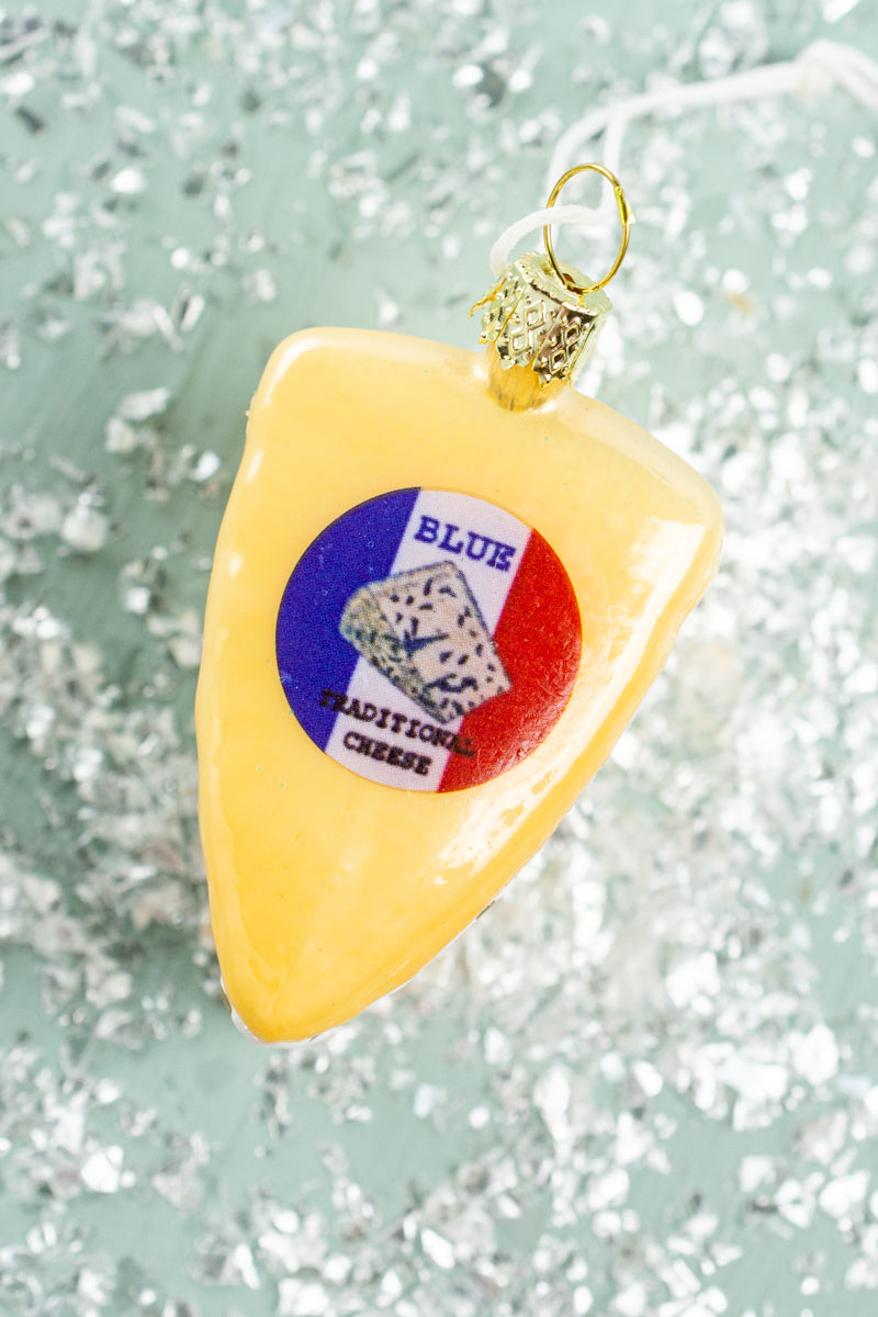 Blue Cheese Glass Ornament, image 2 of 4