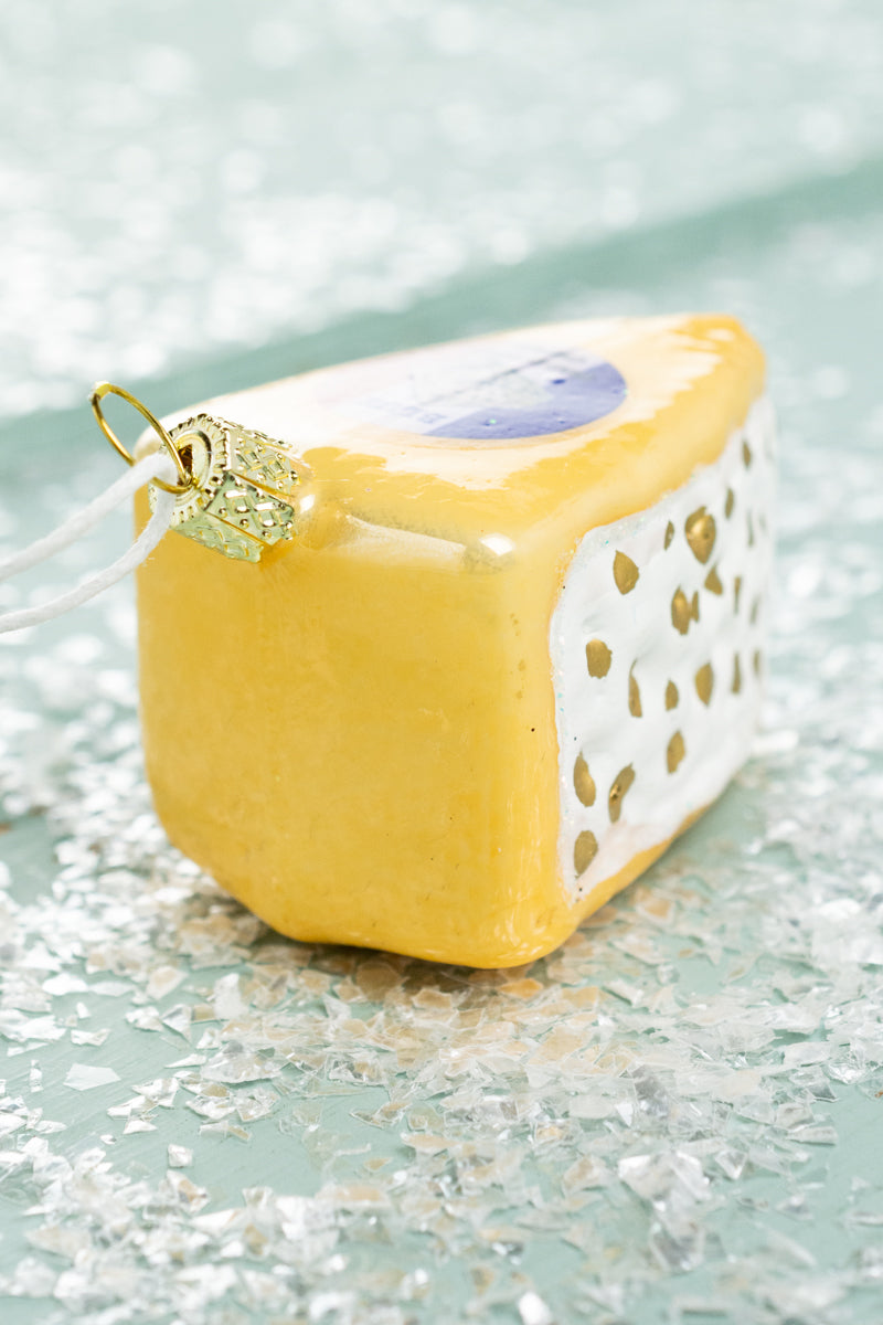 Blue Cheese Glass Ornament, image 4 of 4