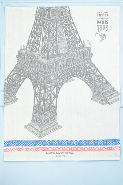 Moutet Tour Eiffel 1889 Tea Towel