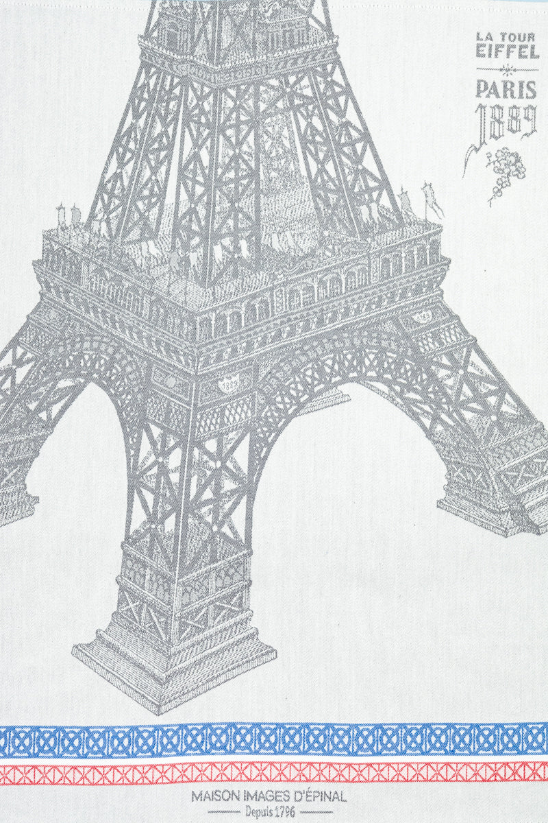 Moutet Tour Eiffel 1889 Tea Towel