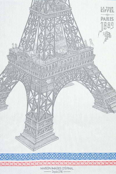 Moutet Tour Eiffel 1889 Tea Towel