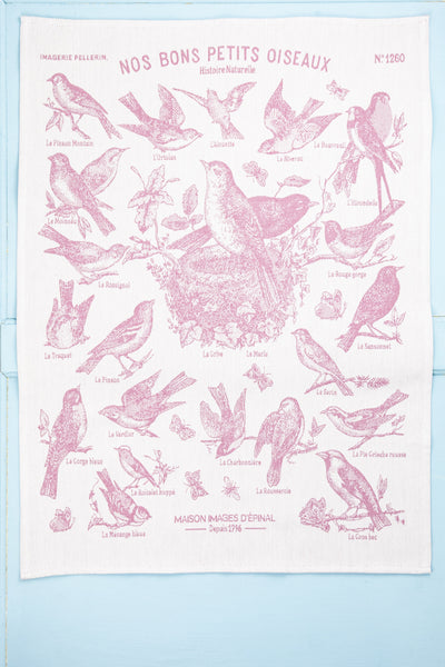 Moutet Petits Oiseaux Tea Towel