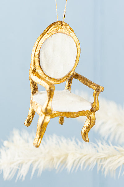 French Gilt Chair Ornament