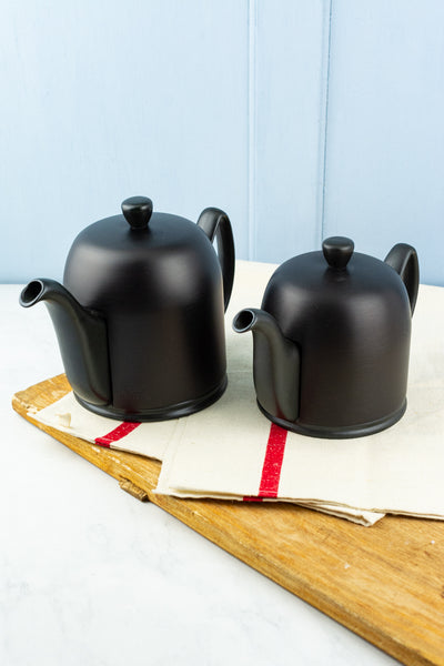 French Salam Matte Black Insulated Teapot - 4 Cup