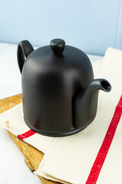 French Salam Matte Black Insulated Teapot - 4 Cup