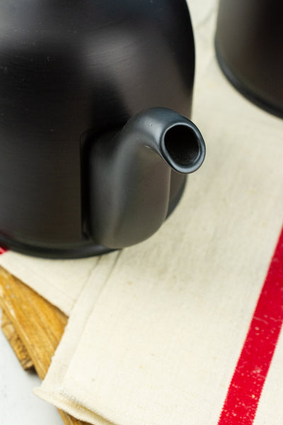 French Salam Matte Black Insulated Teapot - 4 Cup