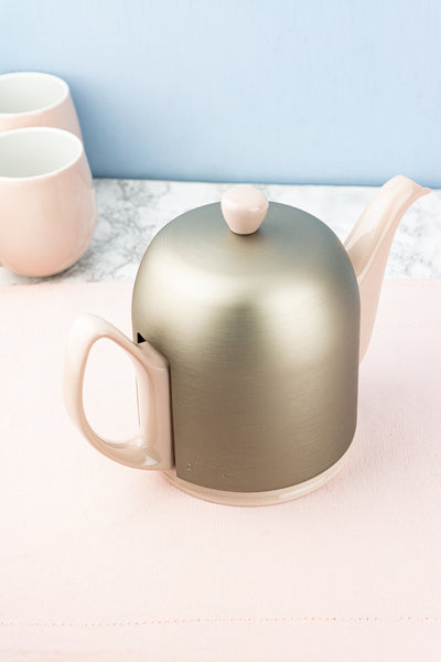 French Salam Pink Insulated Teapot - 6 Cup