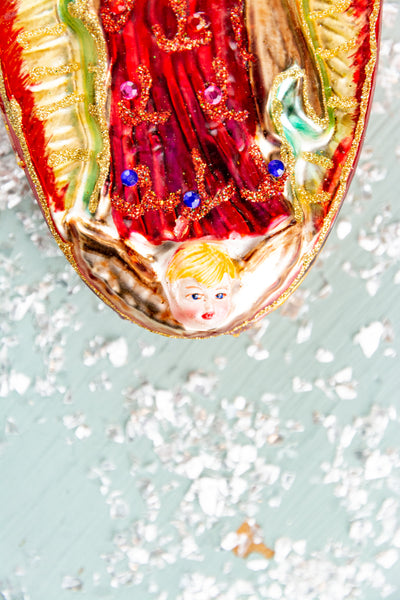 Our Lady of Guadalupe Glass Ornament