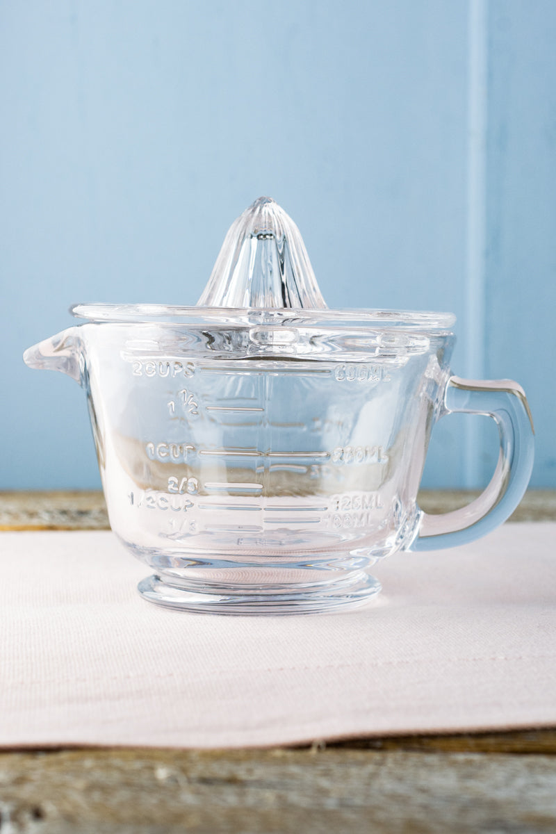 Glass Measuring Cup and Citrus Juicer